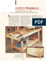 Heavy-Duty Workbench Plans Focus on Storage and Durability