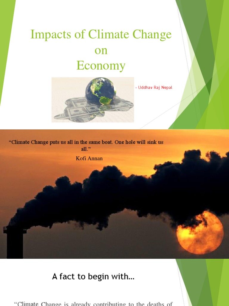Impacts of Climate Change On Economy | PDF | Effects Of Global Warming ...