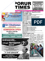 Porur Times E Paper Published On Sept. 24