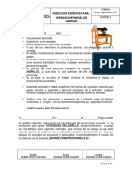 Fo31-Induccion Especifica para Operar Cortadora de Ladrillo