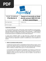 5001 D Tuyaux Et Raccords en Fonte Ductile NBN en 545 Et Leurs Assemblages