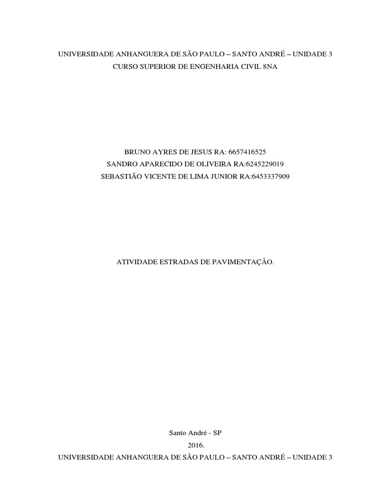 Capa para Entrega de Trabalho Manuscrito | PDF
