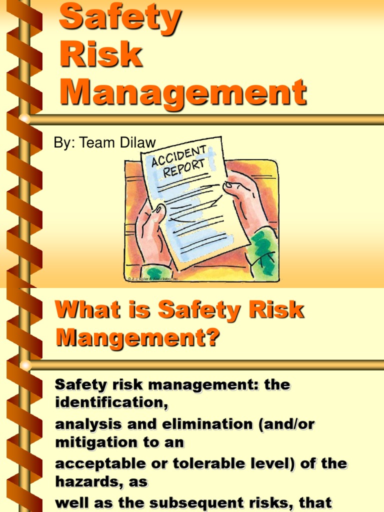Safety Risk Management PDF Risk Management Risk
