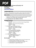B.tech (EEE) RESUME