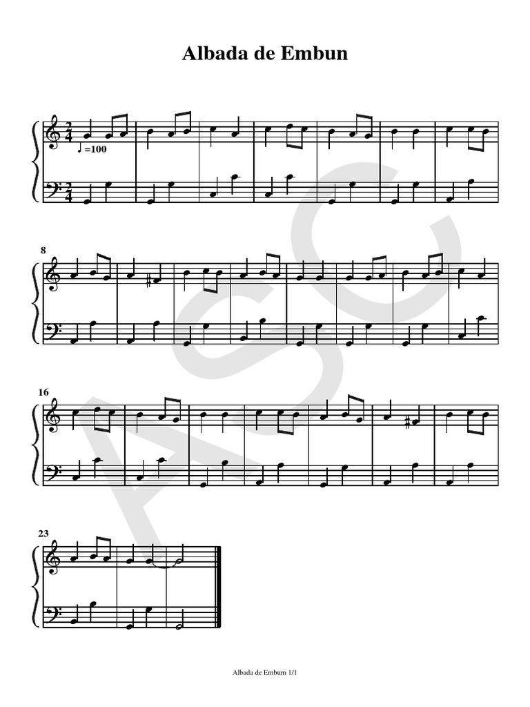 Albada de Embum | PDF