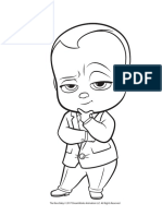 Boss Baby Coloring Pages PDF