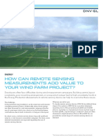 How Can Remote Sensing Measurements Add Value To Your Wind Farm Project