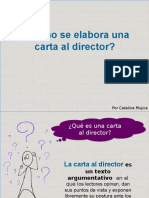 Cómo Elaborar Una Carta Al Director