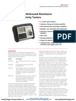 Megger Limited Det4td2 Earth Ground Resistance Testing Kit Datasheet PDF