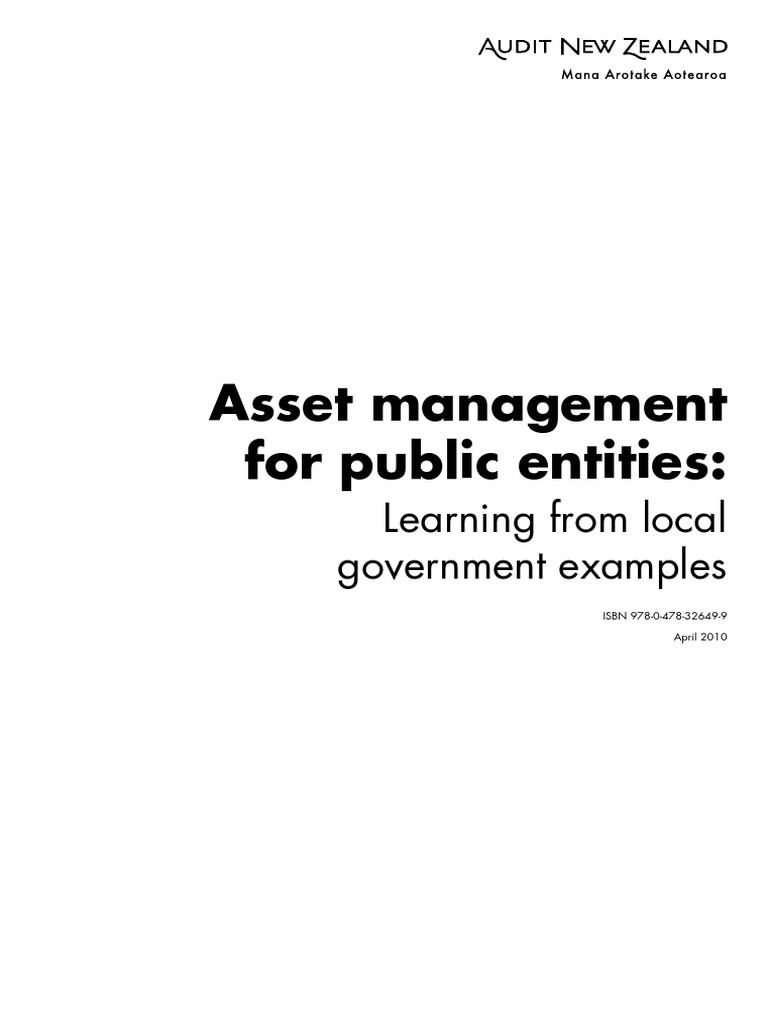 Asset Management Insights for Public Entities | PDF | Investment ...