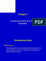 Entrepreneurship and Small Business