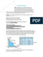 Linear Programming