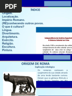 Civilização Romana (Aspectos Culturais)