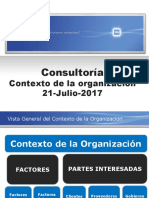 Consultoria Contexto de La Organizacion 7-21-17