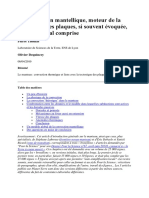 3-La Convection Mantellique