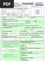 Application Form For The Exam