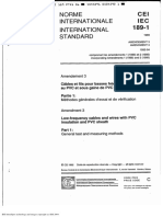 IEC 60189-1-Test For Low Frecuency Cables