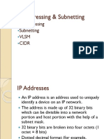 Chapter 7b IP Addressing and Subnetting