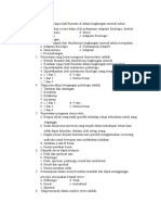 Soal Materi IKD 1 Homeostasis Kelas A1 A15