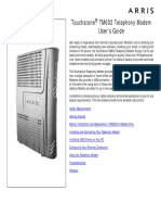 Arris TM602 Telephony Modem User Guide