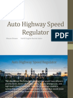 Auto Highway Speed Regulator: Mason Brown Kahlil Englishrashid Aalen