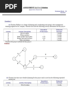 Operation Research - MTH601 Fall 2004 Assignment 01 Solution