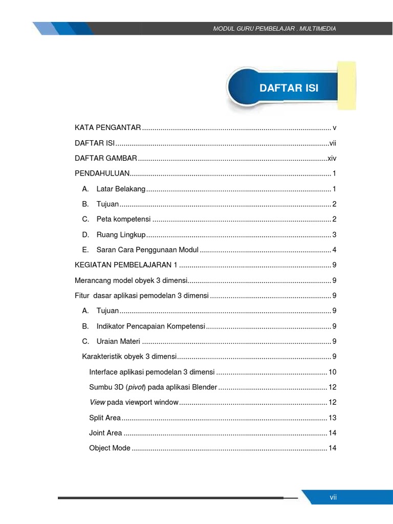 Animasi 3D Modul