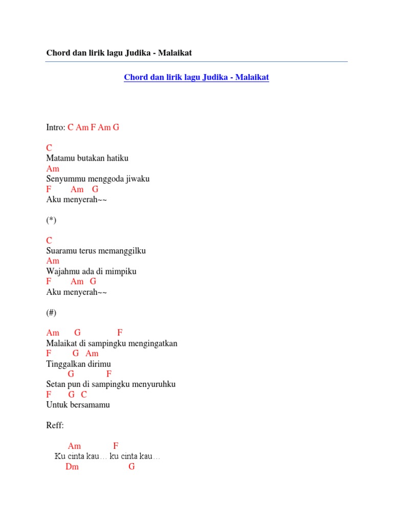 Lirik Lagu Judika Info Dan Tips lirik lagu judika info dan tips