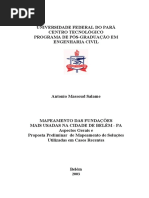 Mapeamento das Fundações  mais usadas na cidade de Belém - PA.pdf