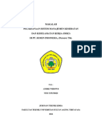 Paper - Pelaksanaan SMK3 Di PT. Semen Indonesia - Andre Wibowo PDF