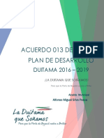 Plan de Desarrollo Duitama 2016-2019