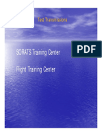 SORATS Training Center Flight Training Center: Test Transmissions