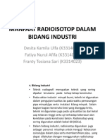 Manfaat Radioisotop Dalam Bidang Industri