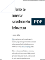 Cómo Aumentar Naturalmente Tu Testosterona PDF