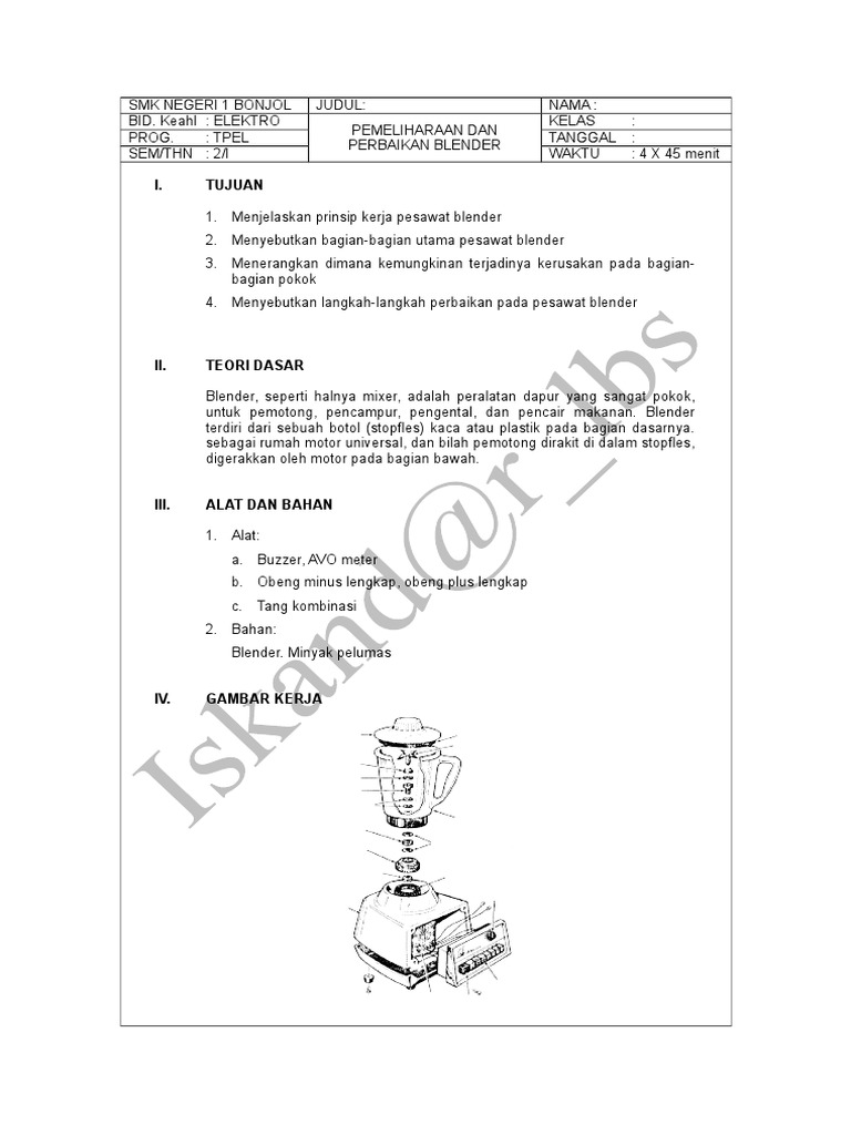 JB Blender PDF