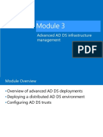 Advanced AD DS Infrastructure Management