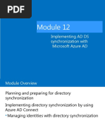 Implementing AD DS Synchronization With Microsoft Azure AD