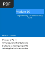 Implementing and Administering Ad Fs