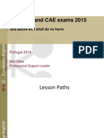 Revised FCE and CAE Exams 2015: and Above All, I Shall Do No Harm