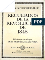 Tocqueville Alexis - Recuerdos de La Revolucion de 1848.pdf