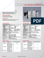 Flow Switches: Type BFS-30-N / BFS-30-O Type BFS-30-N / BFS-30-O