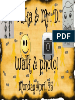 Aska & Mr. D. Walk & Photo!: Monday April 25