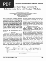 PLC-based Fuzzy Logic Controller For Induction-Motor Drive With Constant V-HZ Ratio