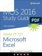 Ebook MOS 2016 Excel