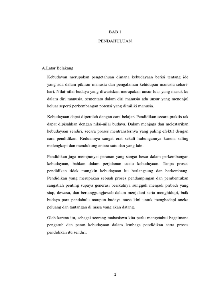 Makalah Dasar Dasar Pendidikan