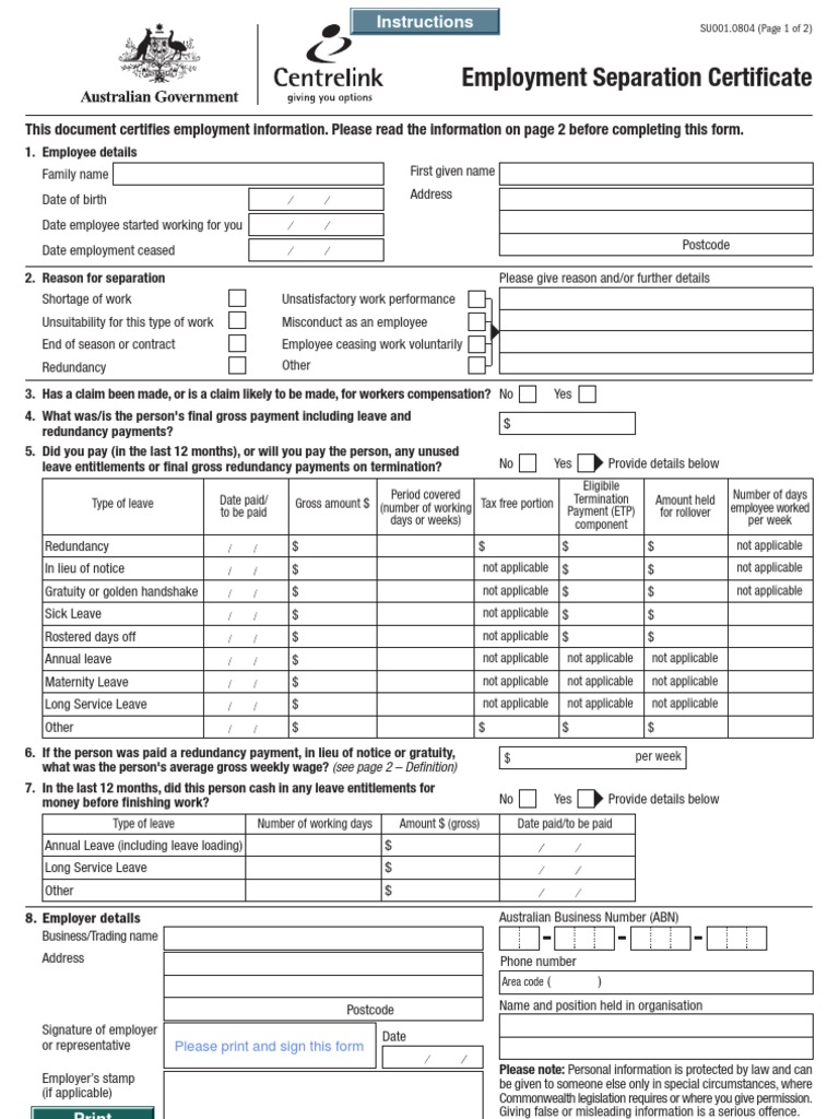 Employment on Form | Layoff | Overtime