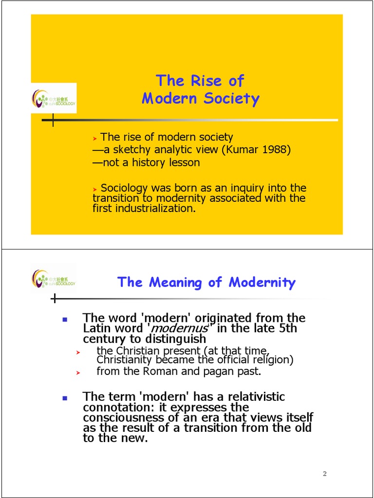 The Rise of Modern Society | PDF | Renaissance | Scientific Revolution