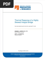 (Report) Thermal Response Skew Integral Bridge