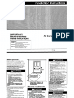 Important: Read and Save These Instructions.: Air Conditioner