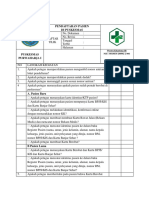 Daftar Tilik Pendaftaran Pasien